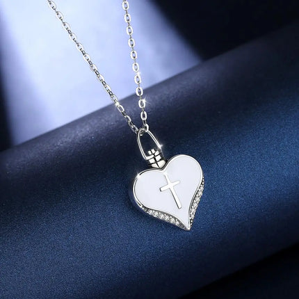 Crossed Heart - Sterling Silver