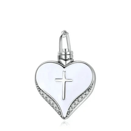 Crossed Heart - Sterling Silver