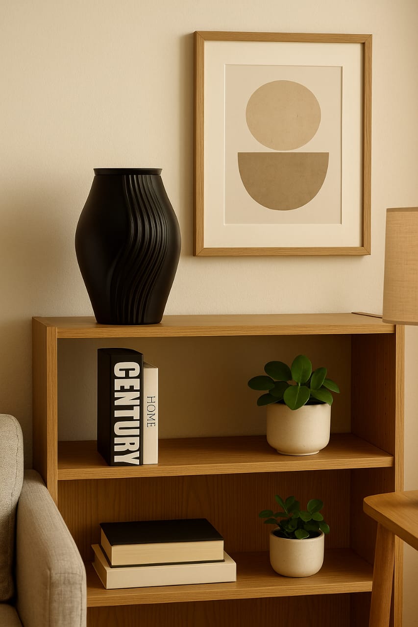 Midnight Ripple Urn