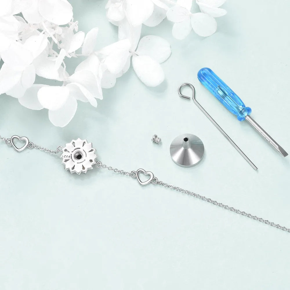 Everlasting Sunflower Ash Bracelet