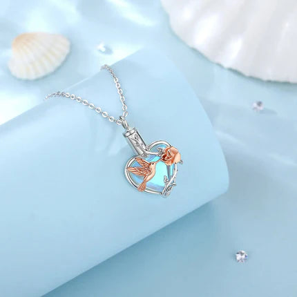 Rosewing Ashes Locket - Sterling Silver