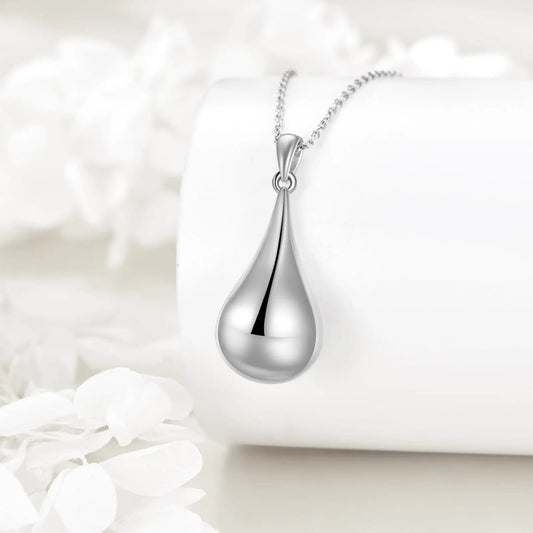 Divine Memory Drop  Necklace - Sterling Silver