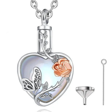 Rosewing Ashes Locket - Sterling Silver