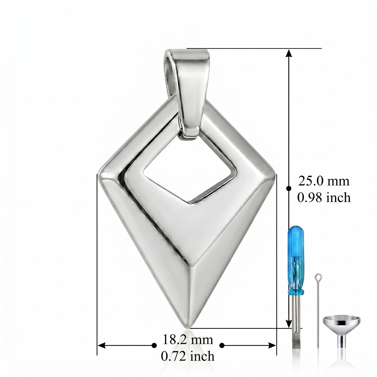 Prism of Love Cremation Necklace - Sterling Silver