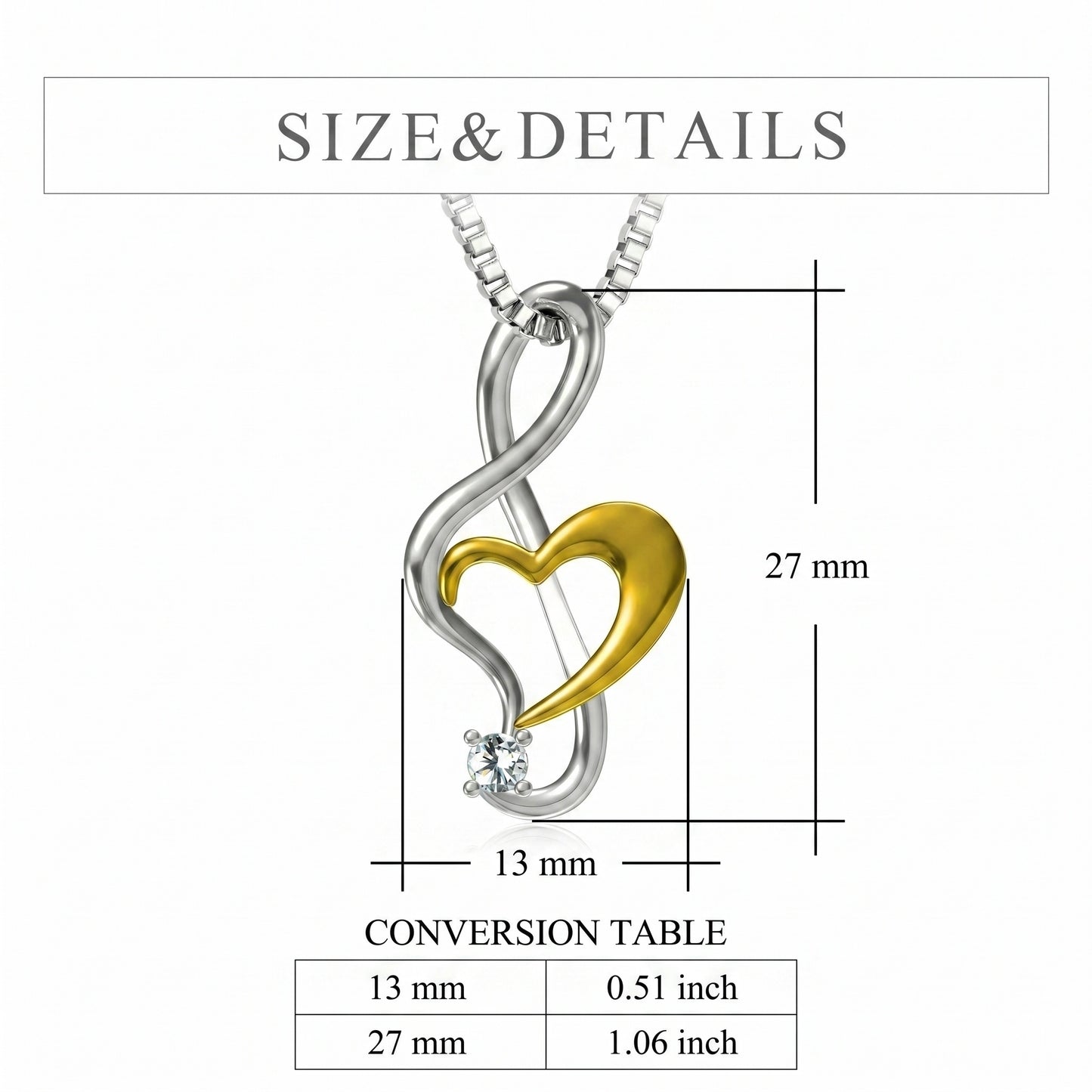 Infinite Harmony Necklace - Sterling Silver