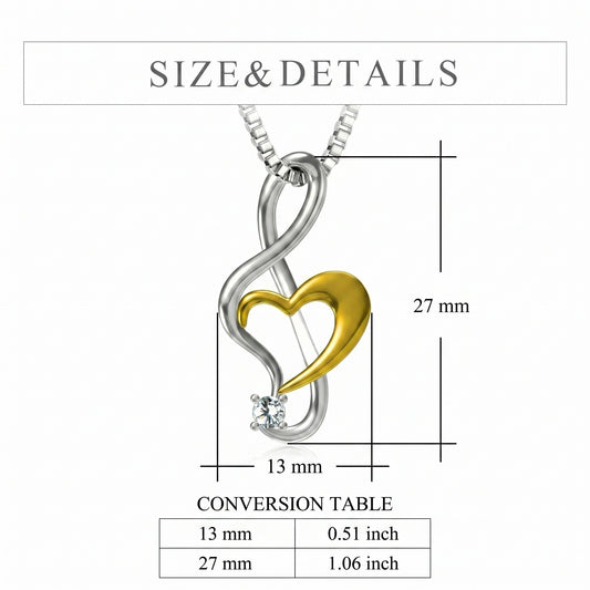Infinite Harmony Necklace - Sterling Silver