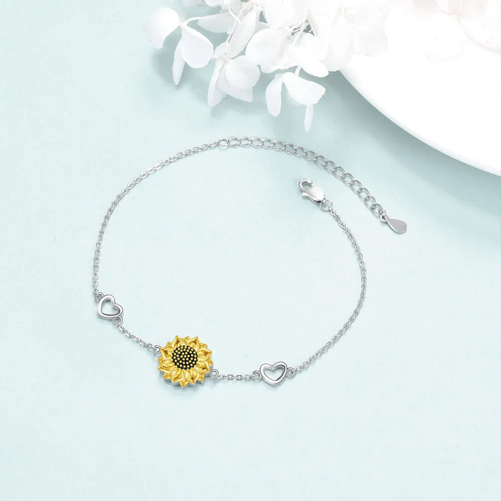 Everlasting Sunflower Ash Bracelet
