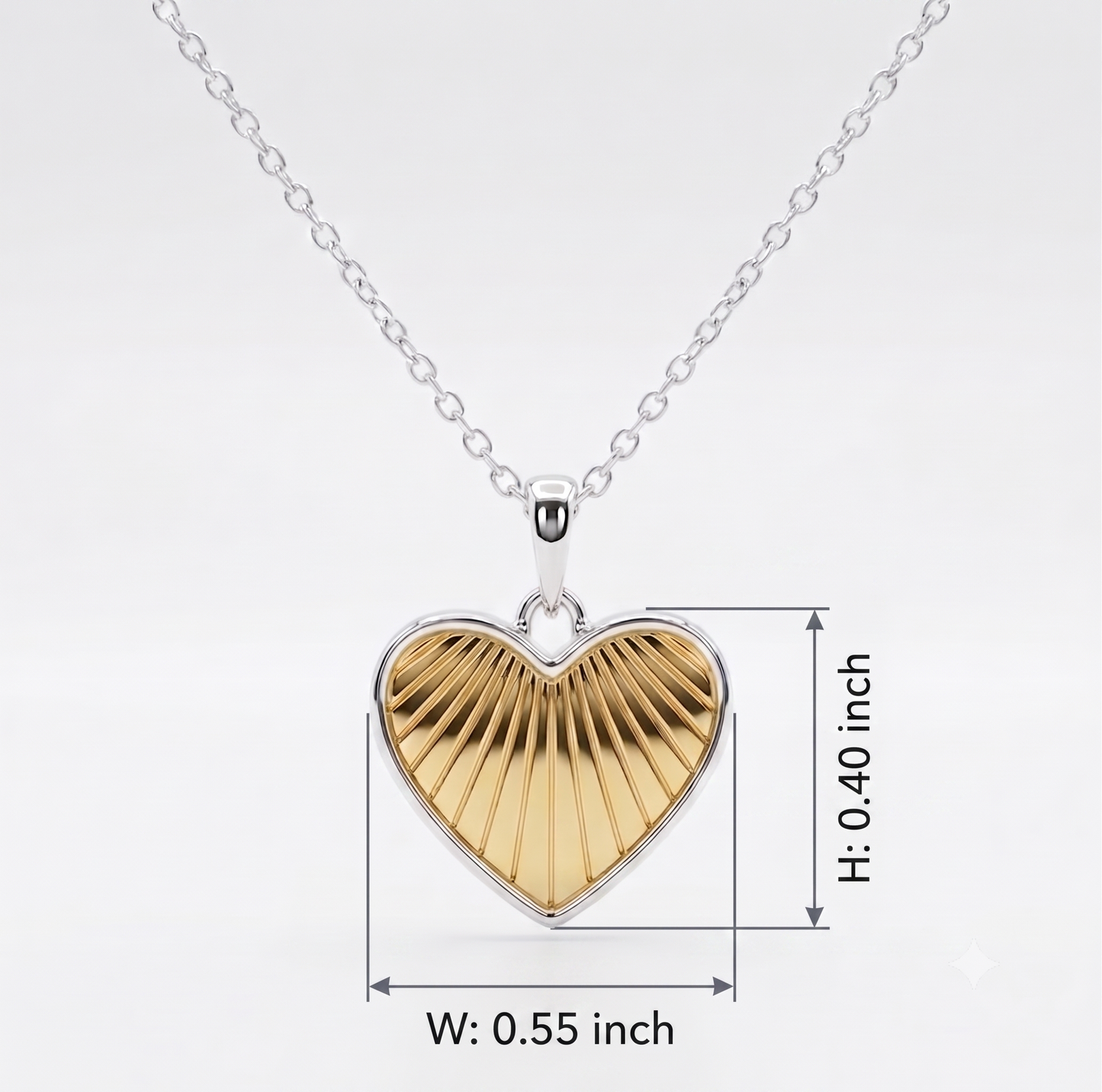 Rays of Remembrance - Sterling Silver Cremation Pendant
