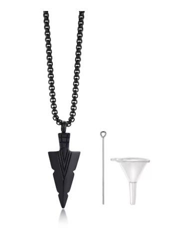 Guardian Arrow Cremation Necklace