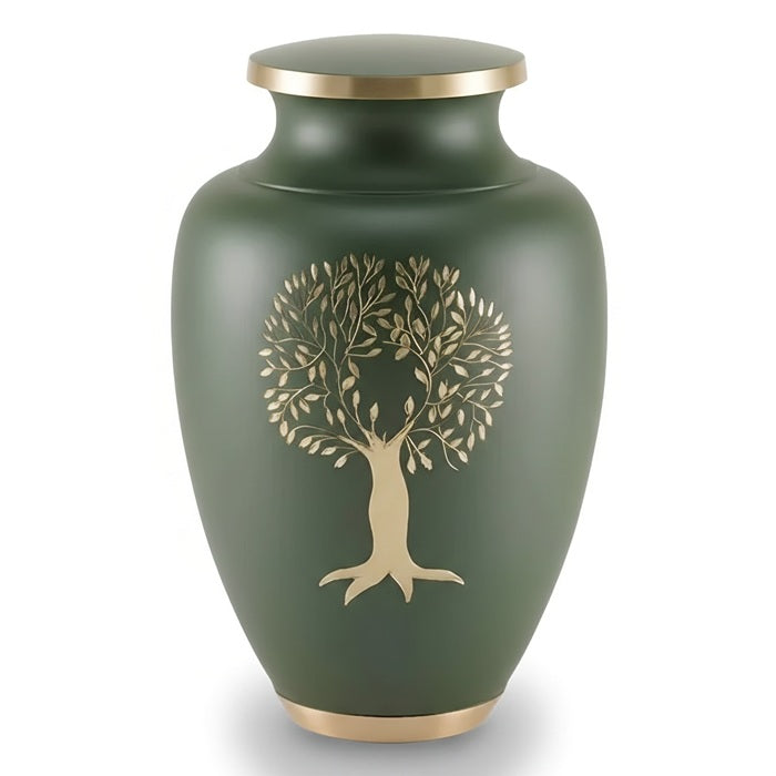 Tree of Life Forest Green Urn