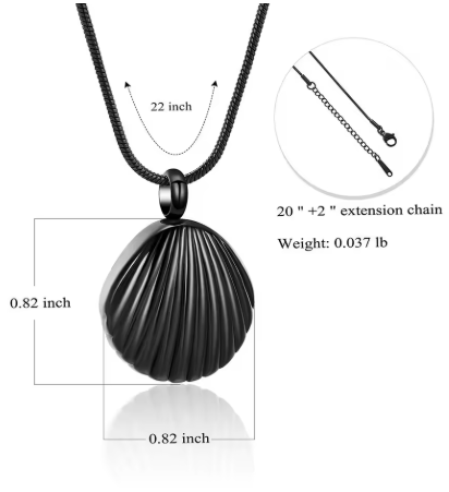 Ocean Shell Memorial Necklace