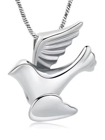 Tranquil Dove Memorial Necklace