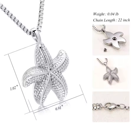 Star of Serenity Memorial Pendant