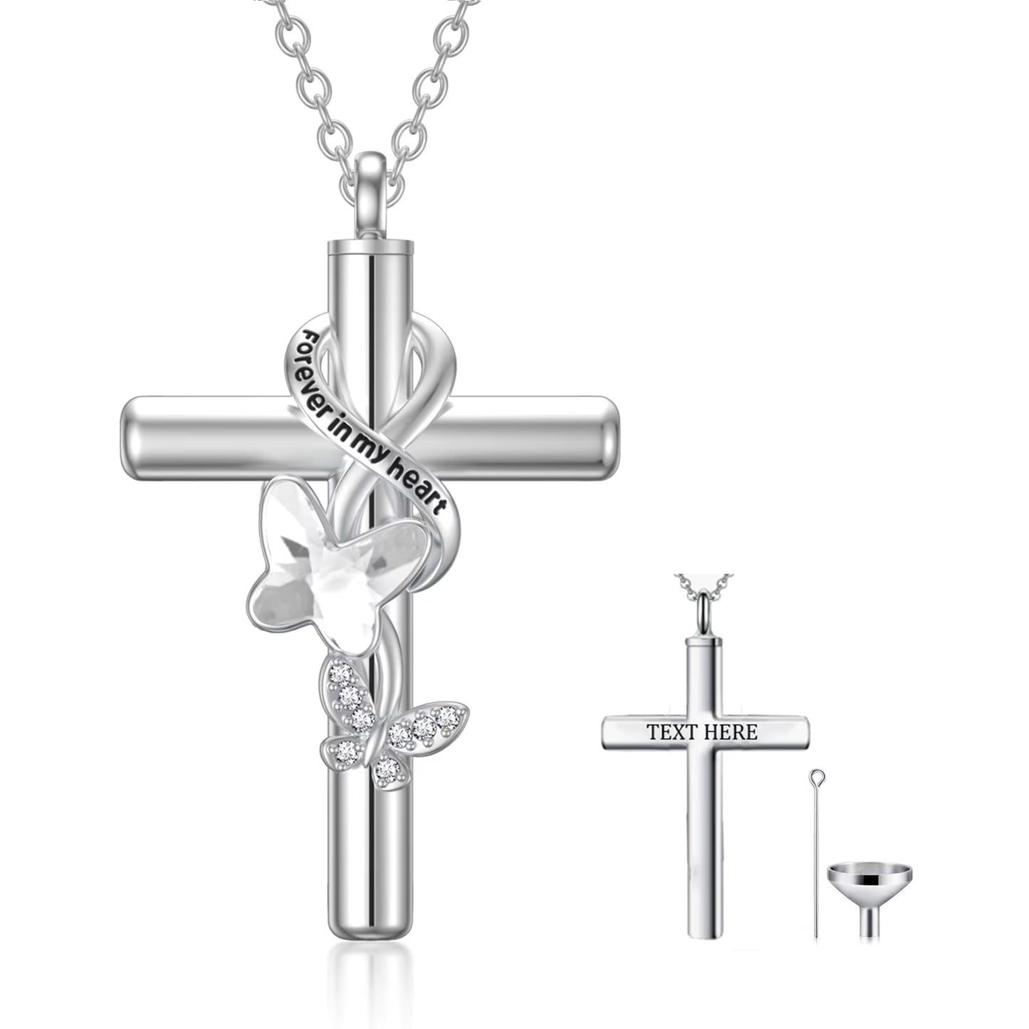 Silver Haven Ashes Necklace - Sterling Silver